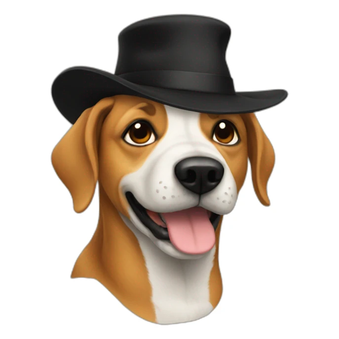 this is fine meme burning house dog with black hat sticker