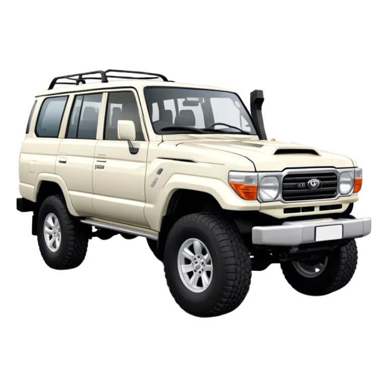 Toyota Land Cruiser - Toyota (Model Year: 2021) (Iconic colour: White) sticker
