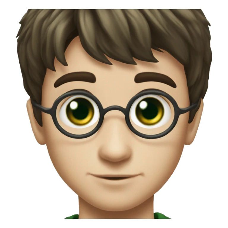 Harry Potter young with green eyes sticker
