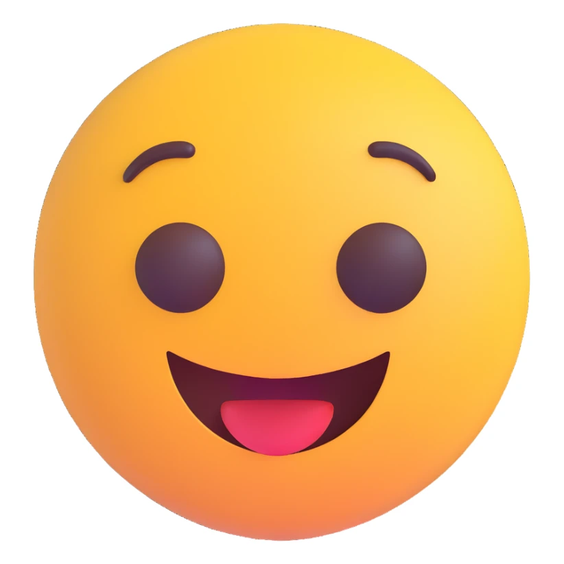 friendly introduction or greeting emoji, modern welcoming style sticker
