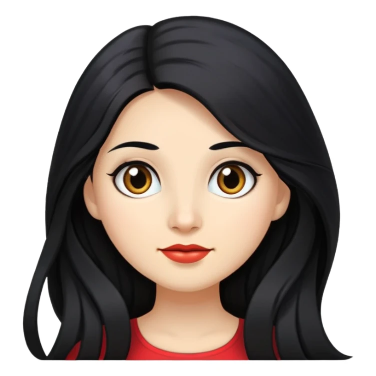 miss susana with long hair, and bolivian sticker