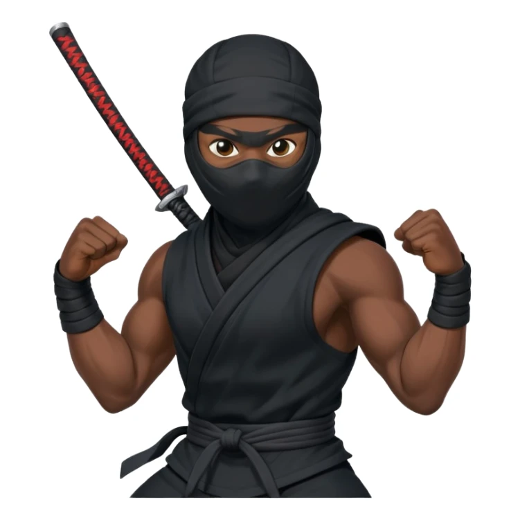 Mortal kombat postava ninja nový charakter  sticker