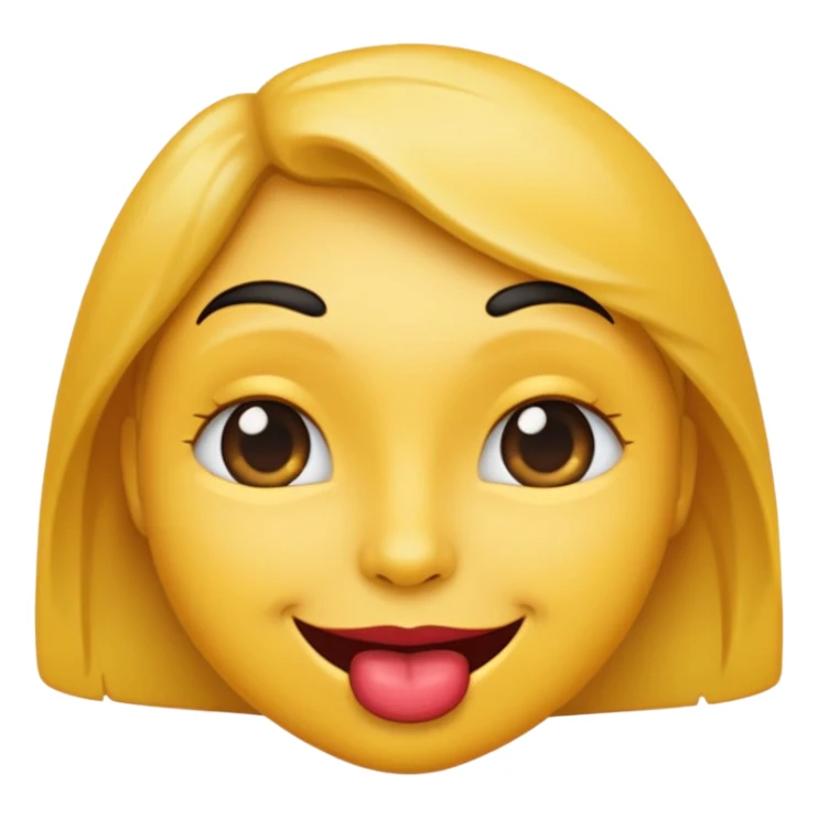 emoji bitting lip with one eyebrow raised and smirking sticker