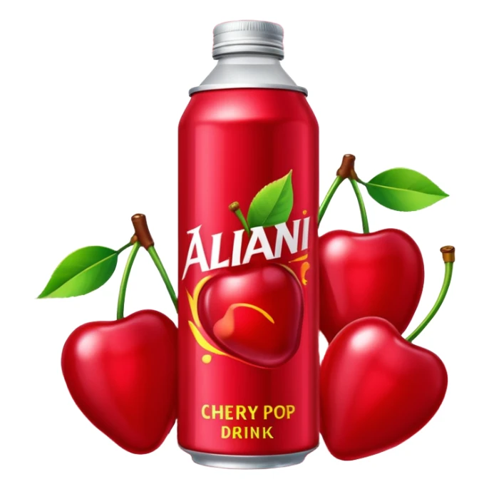 Alani energy drink new flavor  cherry pop sticker