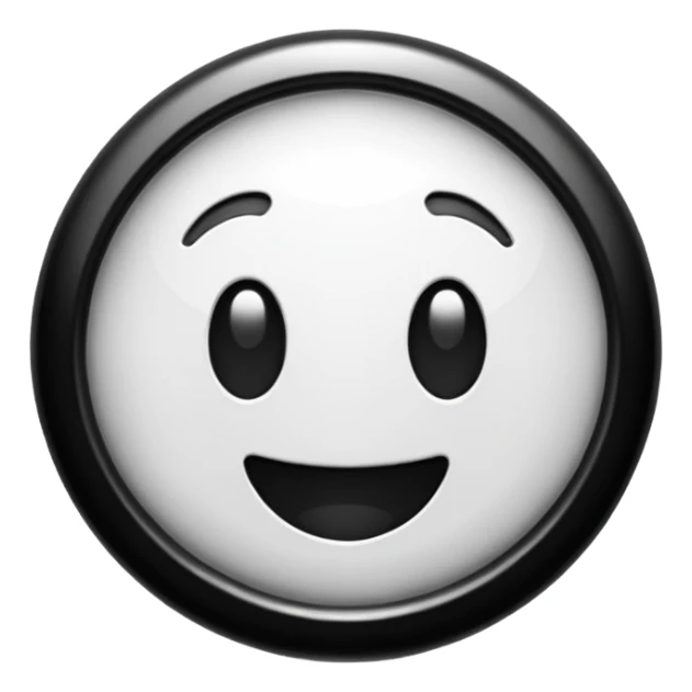 the classic fast forward emoji ⏩  in black and white sticker