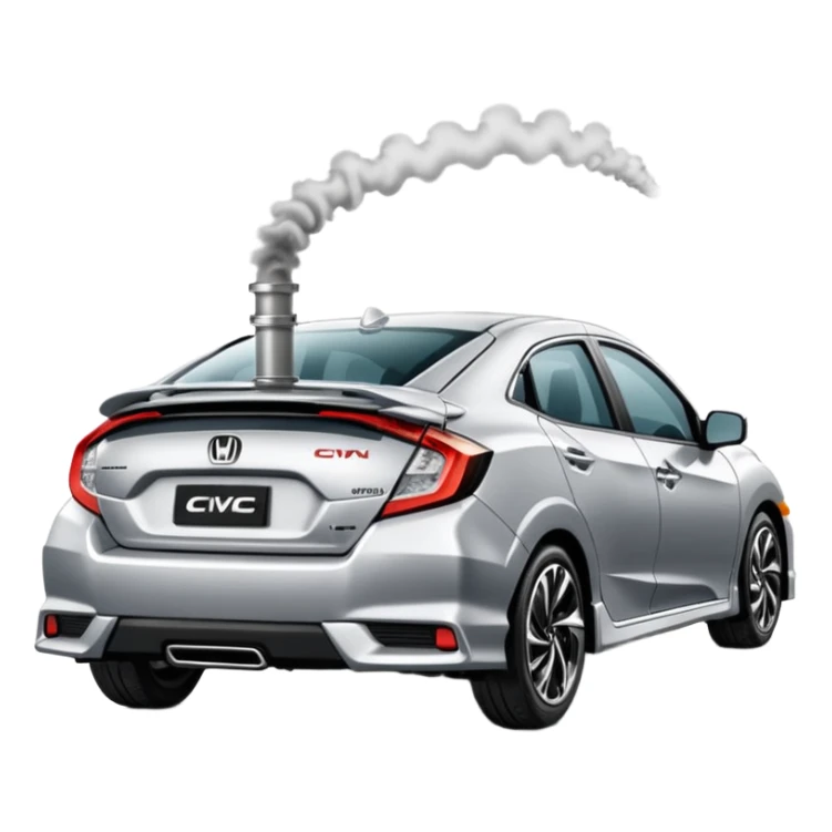 Honda Civic 1.6 İes egzozlu sticker