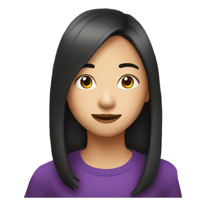 asian girl at a concert sticker