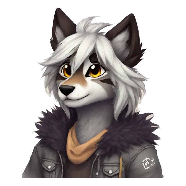 Edgy anthro furry by Falvie, LiLaiRa, griffsnuff, AngieWolf sticker