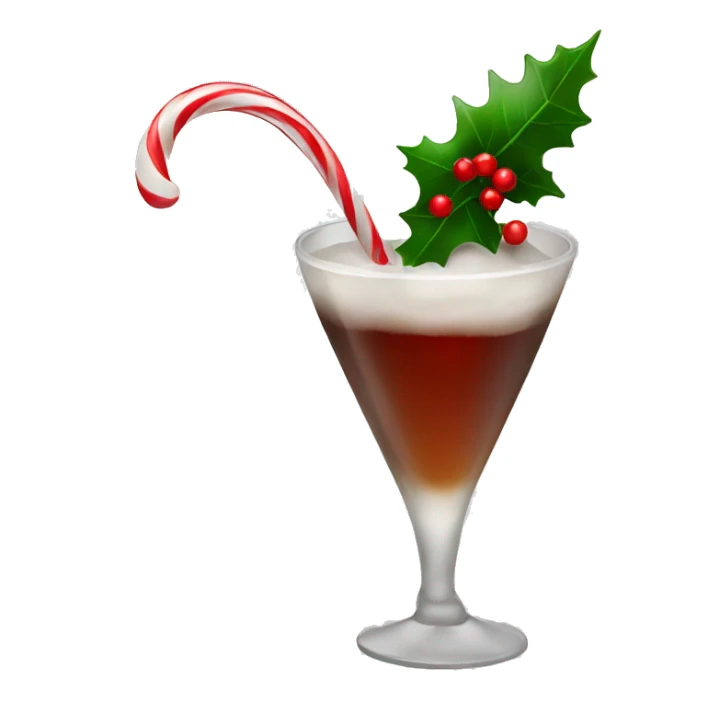 christmas drink sticker