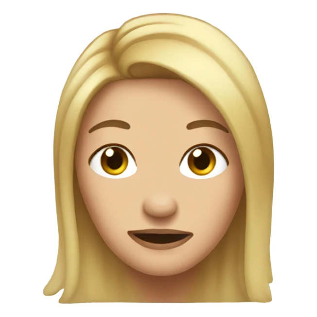 Karen with Karen hair and wrinkly skin sticker