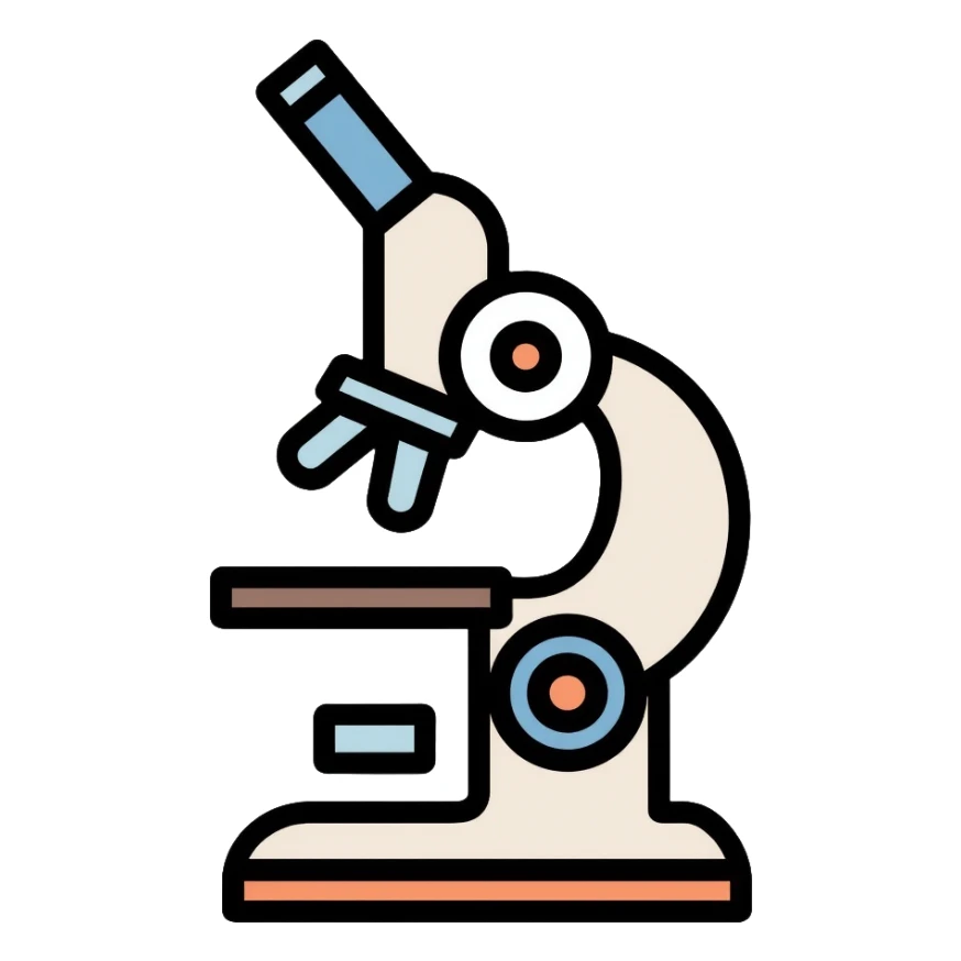 laboratory microscope sticker
