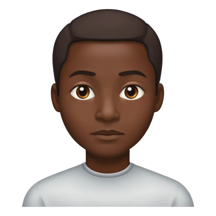 African American shrugging sticker