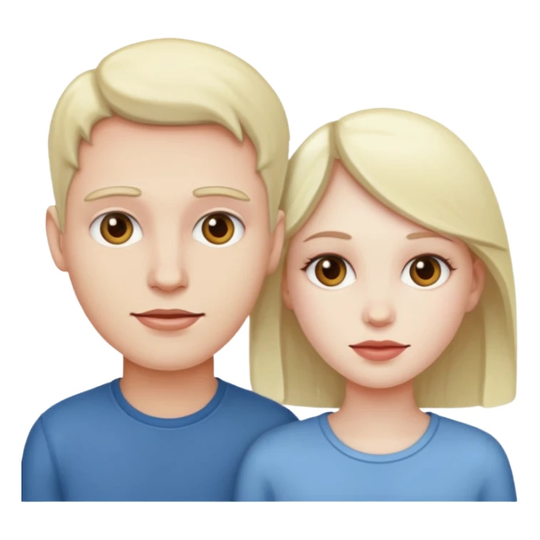 i want two person nicke eatche athore sticker