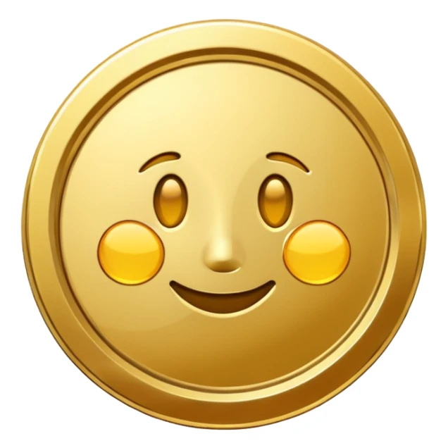 gold coin sticker