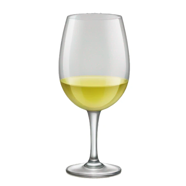 white wine glass sticker