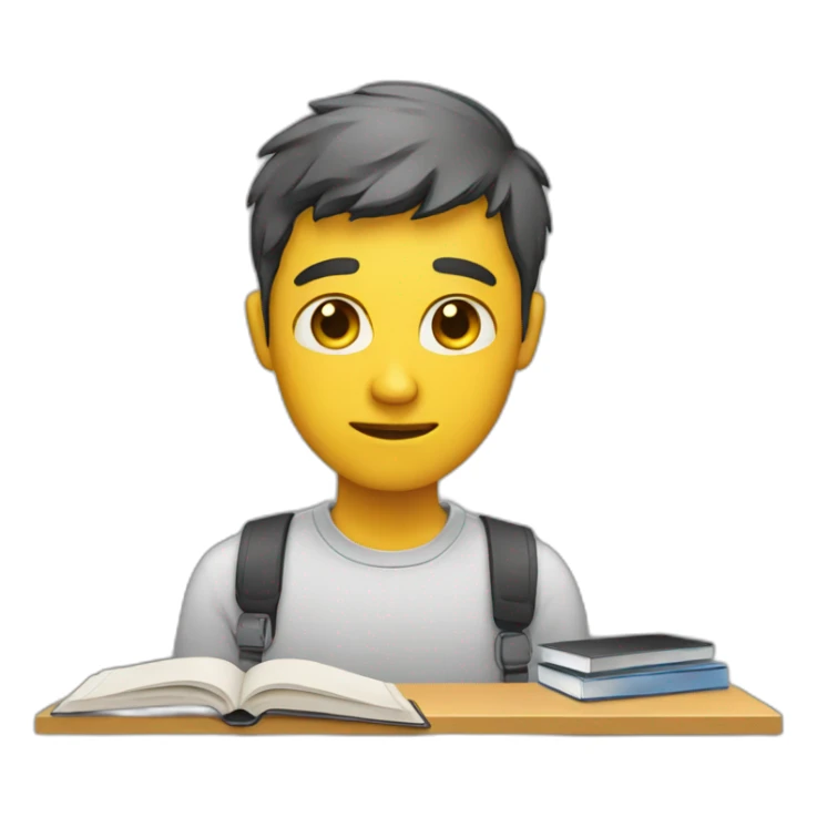 lazy student sticker