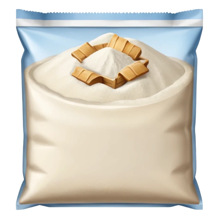 a paquet of flour sticker