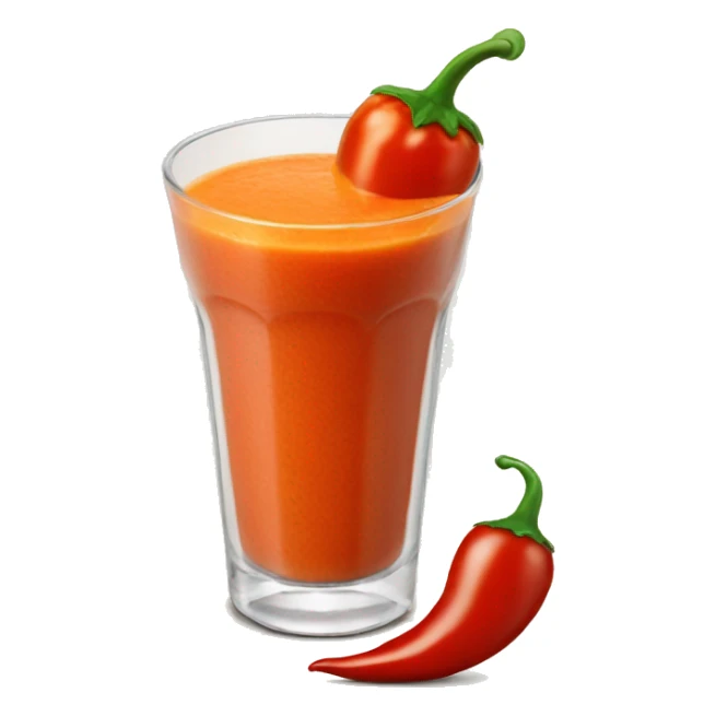 Calabrian chili oil smoothie  sticker