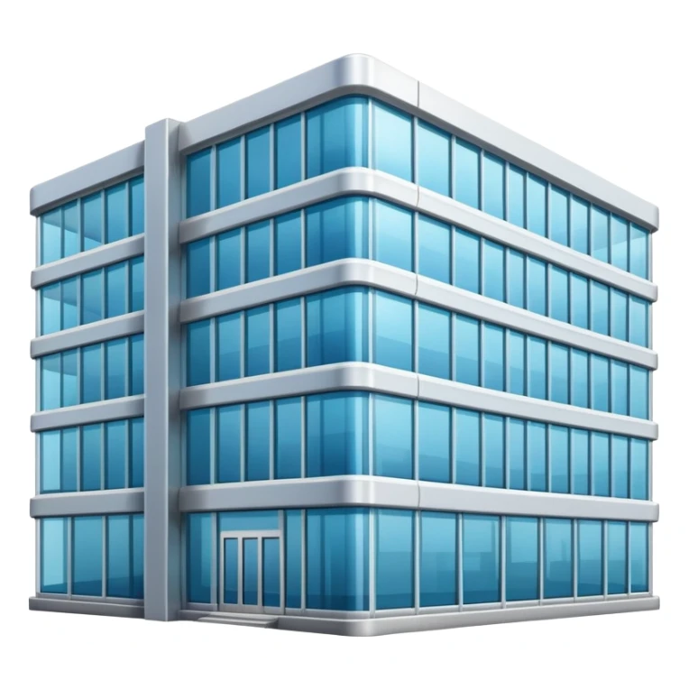 A professional office building representing a company sticker