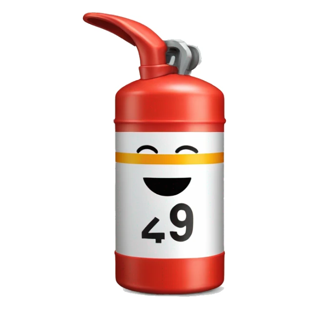 Standard canister of gasoline sticker