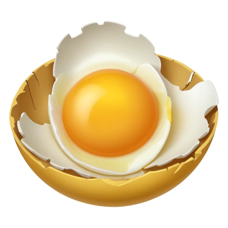 cracked egg sticker