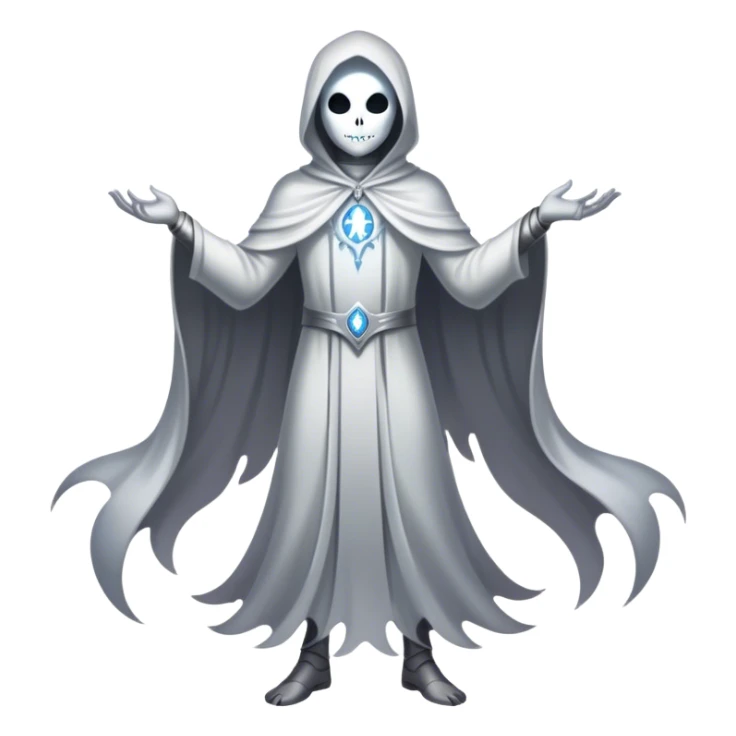 Full body, Cinematic and Ultra realistic 32k HD hauntingly beautiful specter with Balanced features, highly detailed, glowing with silver light, high shine, remembrance, a painting of white silver, fanciful, enchanting. The image is so lifelike it could leap off the canvas at any moment sticker