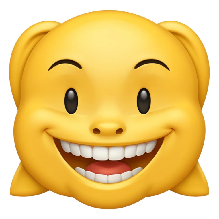 generate a smile emoticon for a dentist who treats teeth sticker