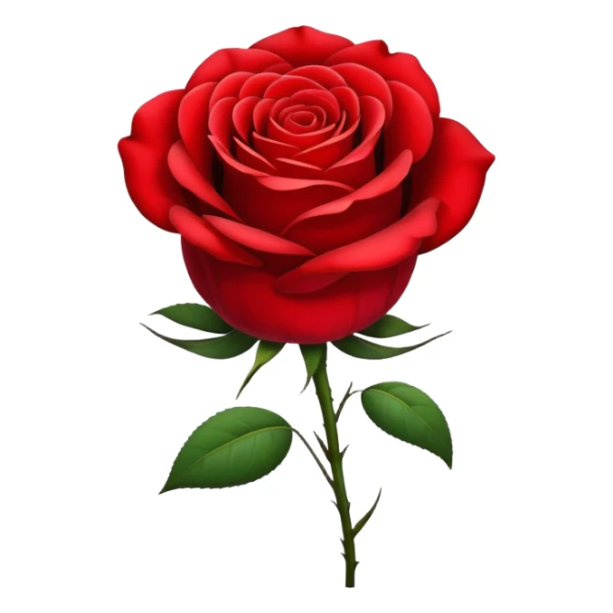Flower rose sticker