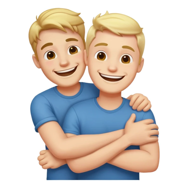 Arms crossed holding next laughing guy sticker