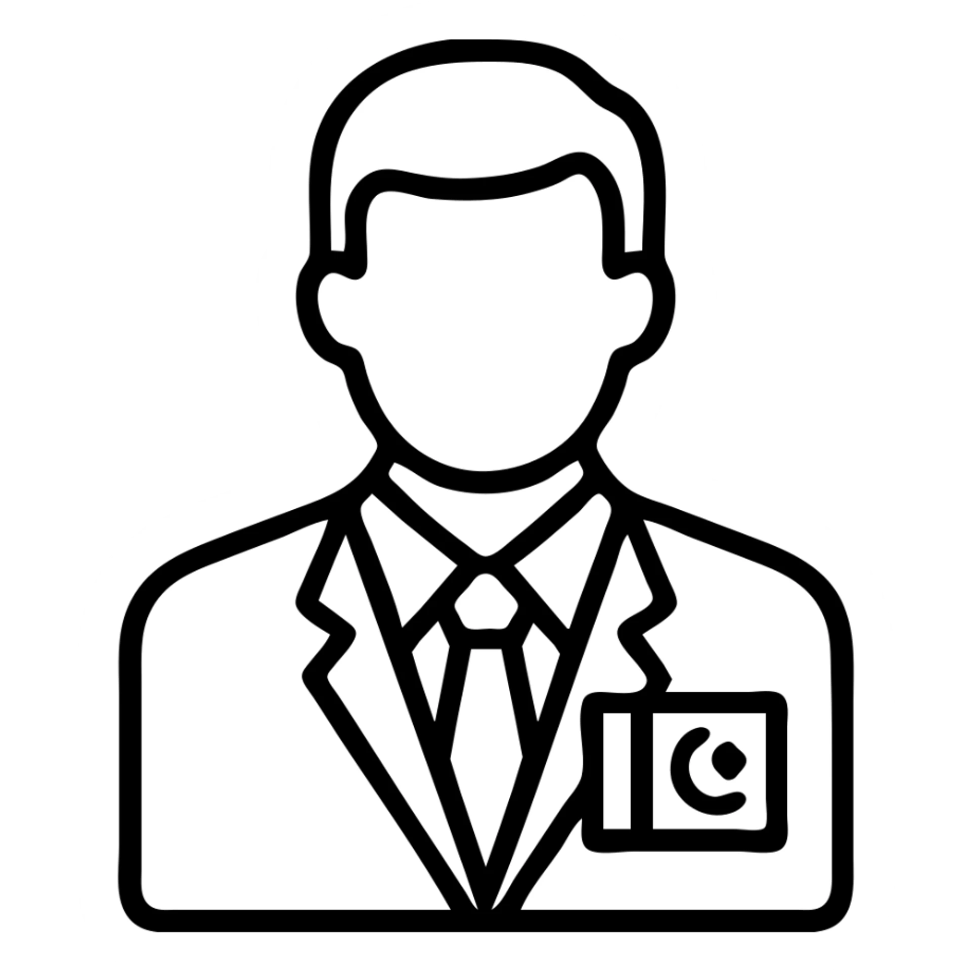 Pakistani diplomat in professional attire representing Pakistan sticker