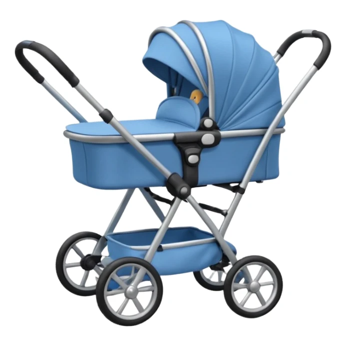 baby stroller not too detailed, simple  sticker