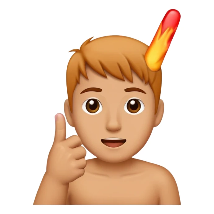 Frieren showing middle finger sticker