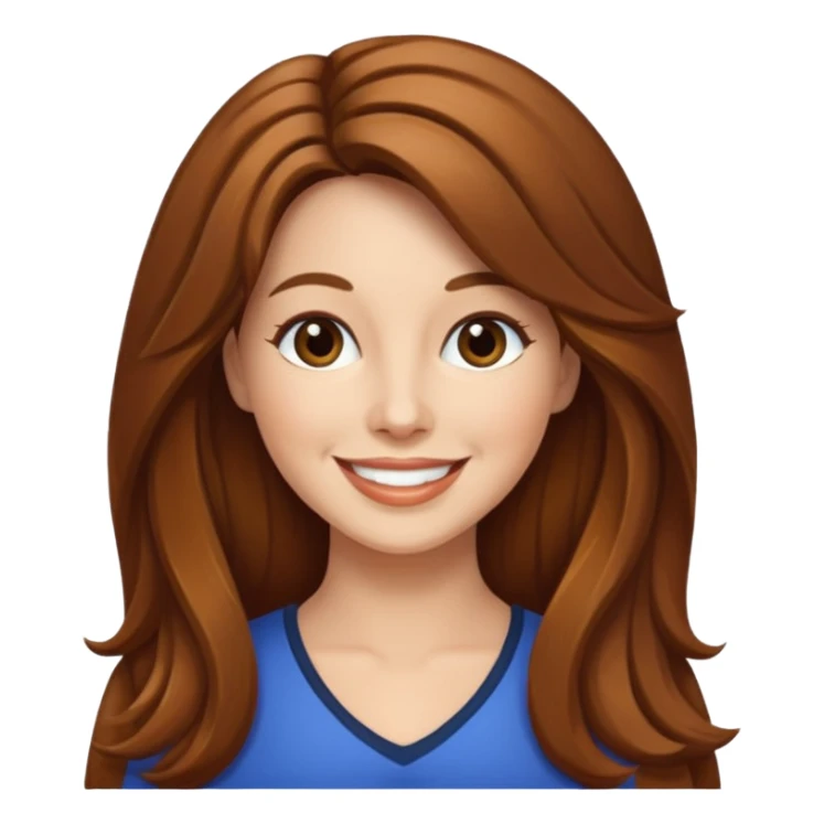 Lee Purcell with long hair sticker