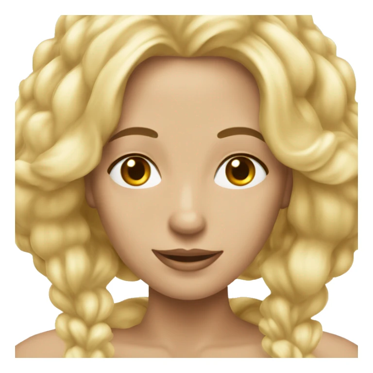 blonds raides women noisette  sticker