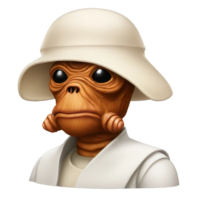 admiral ackbar wearing a turban sticker