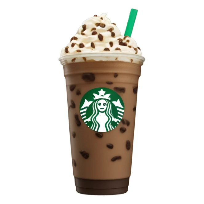 Starbucks mocha cookie crumble Frappuccino drink sticker