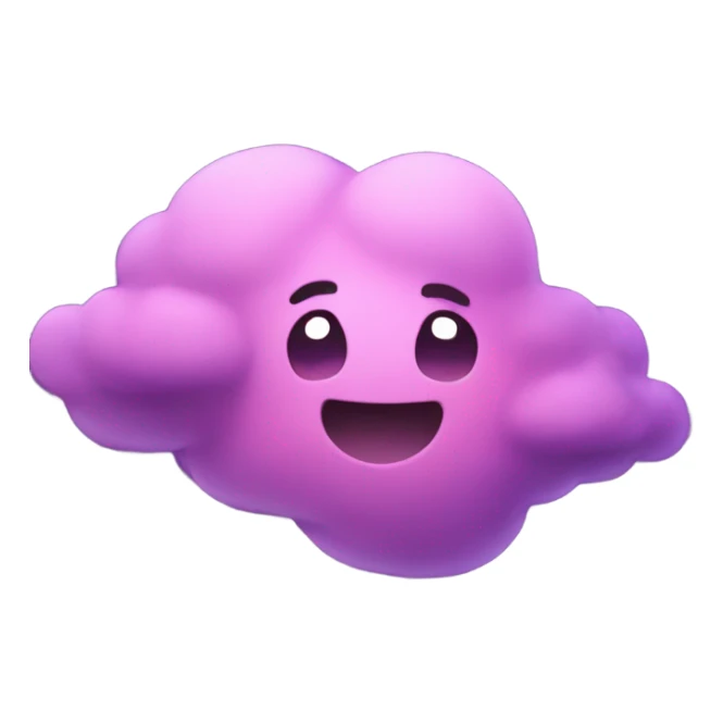 A universe with purple, pink, and black hues sticker