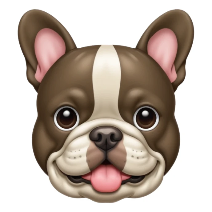 Bouledogue français merle foncé sticker