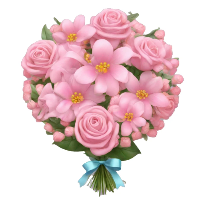 Flowers, Bouquets, New Year's aesthetic, Bows, Pink heart sticker