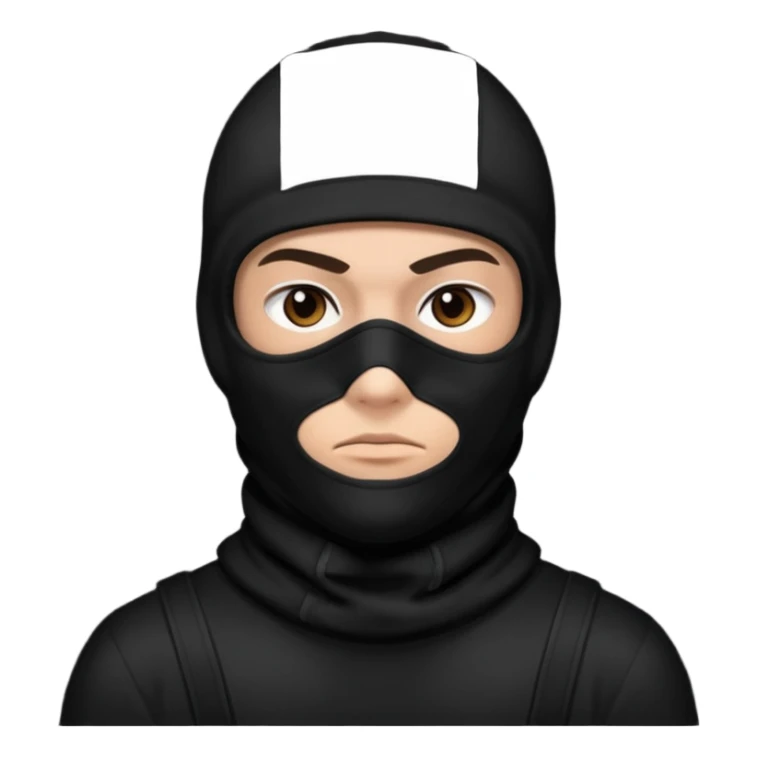 Peux tu me faire un gangster cagouler 🙏🏽  sticker