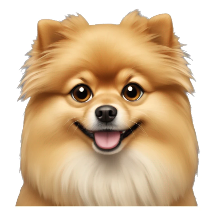 Pomeranian yorkshire dog sticker