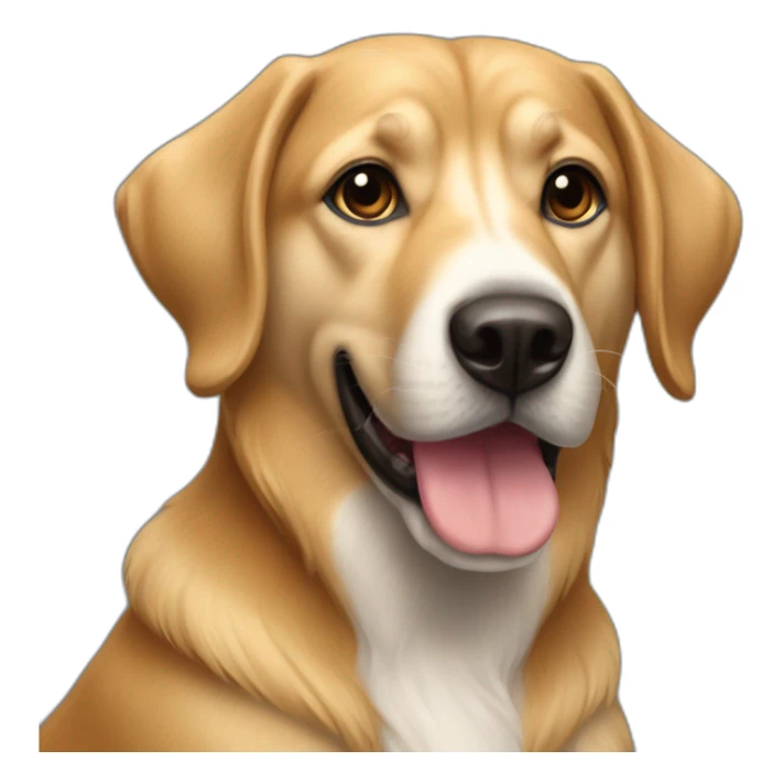 Un chien qui promène un chien sticker