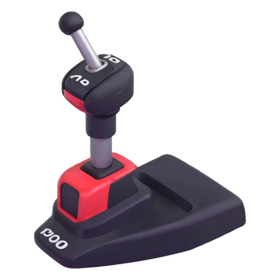 manual transmission gear shifter with reverse position highlighted sticker