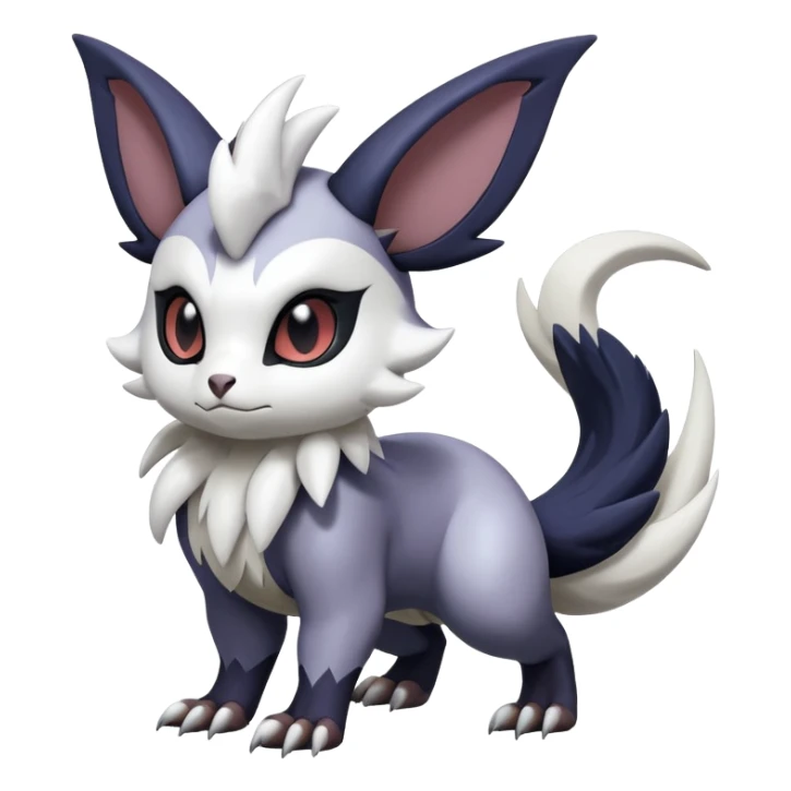 Shiny Furret-Absol-Noivern-Hybrid (Full body) sticker