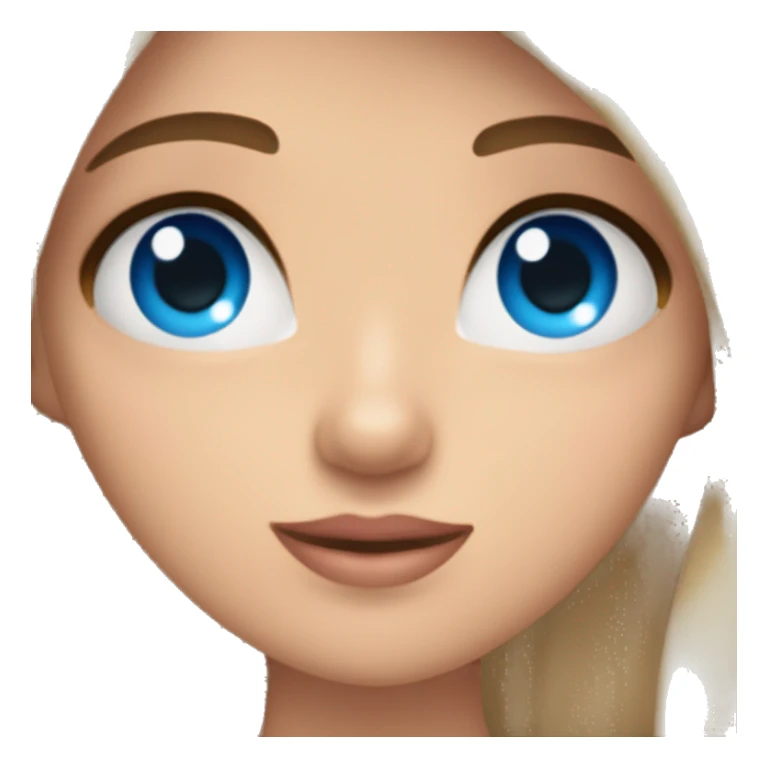 Dos amigas una morena con ojos azules y la otra rubia con ojos marrones con este corazon entre manos 💗 sticker