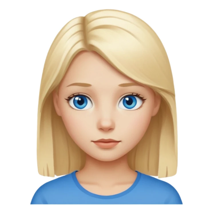 scandinavian girl sticker