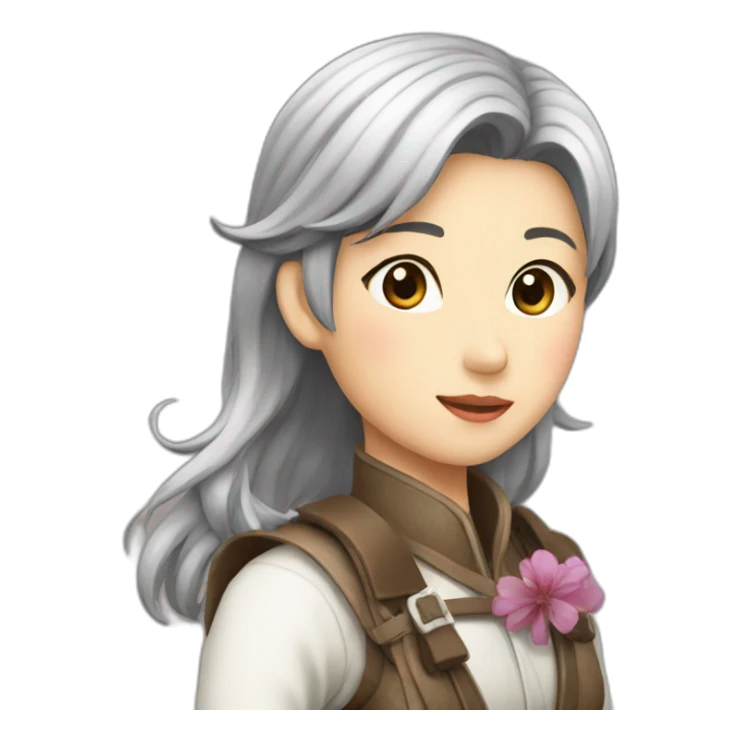 hourse-rider—japanese-girl sticker