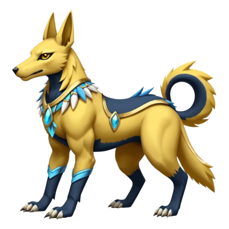 Manectric-Anubis-Zeraora-Lombax-fusion sticker