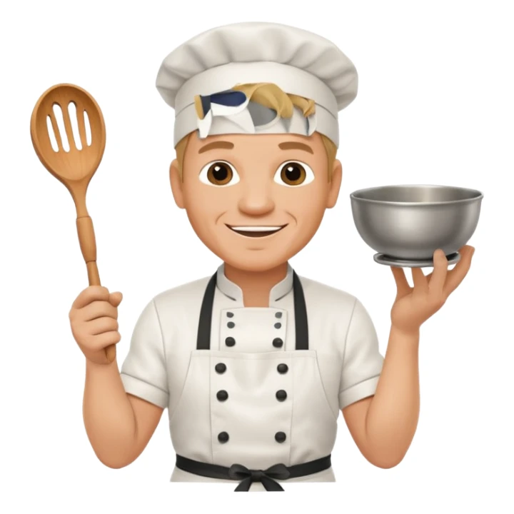 gordon ramsay chef holding whisk and bowl sticker