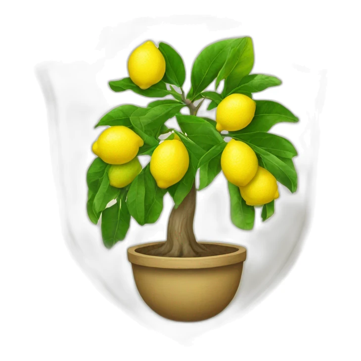 coat of arms of lemon tree sticker